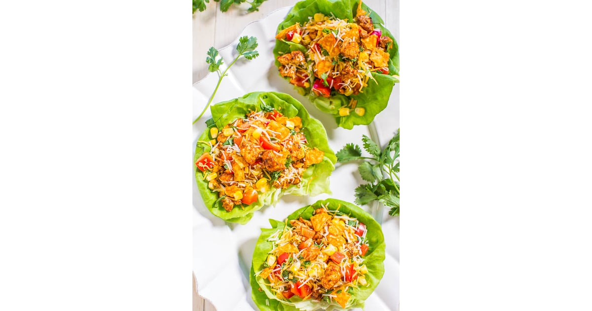 Chicken Tortilla Lettuce Wraps LowCalorie Latin Recipes POPSUGAR