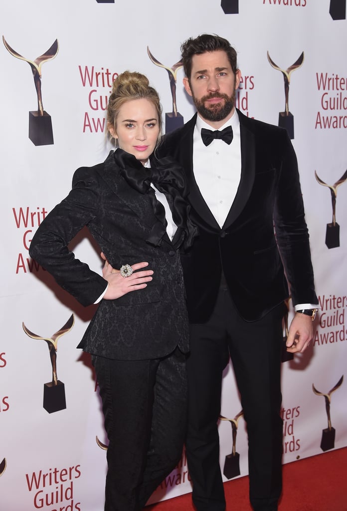 Emily Blunt and John Krasinski in Matching Tuxedos 2019