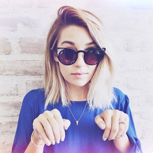 Lauren Conrad embraced her shorter hairdo.
Source: Instagram user kristin_ess