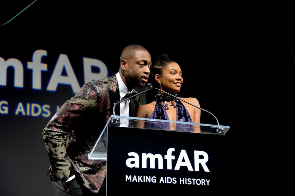 Gabrielle Union and Dwyane Wade amfAR Inspiration Gala 2016