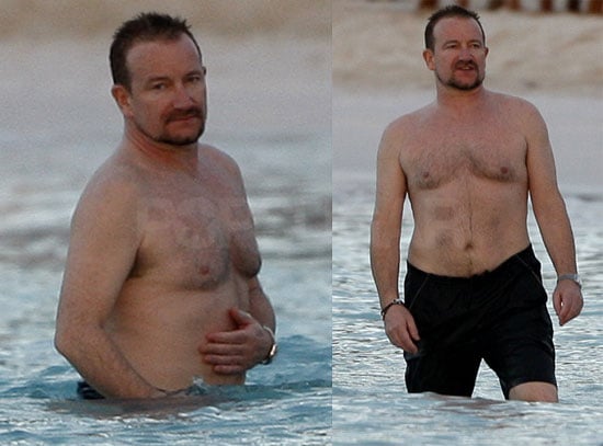 Shirtless Bono POPSUGAR Celebrity