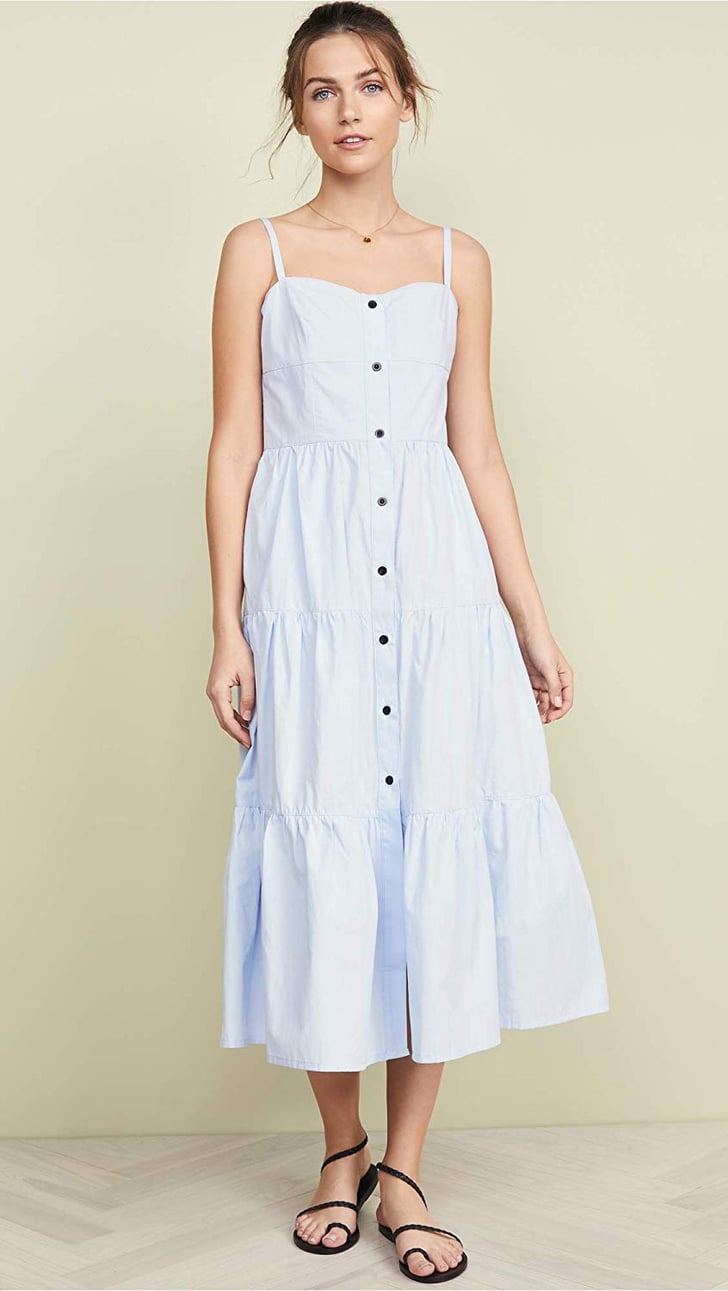 Solid and hot sale striped dress
