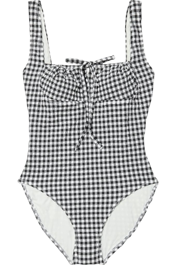 Solid & Striped The Ellery Gingham Swimsuit | The Queen's Gambit ...