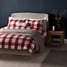John Lewis Ombre Check Brushed Cotton Duvet Cover and Pillowcase Set