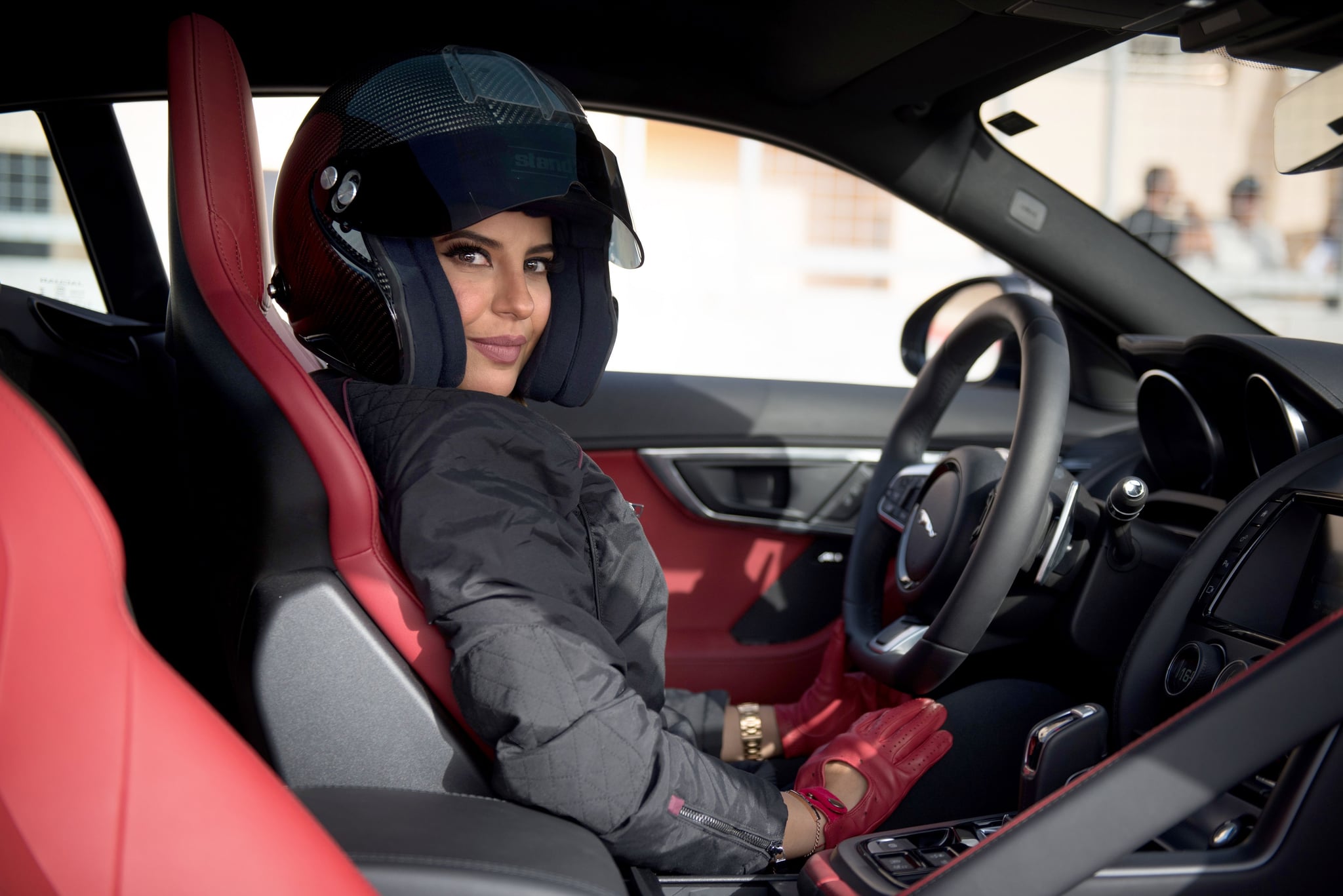 Watch Saudi Arabian Woman Race Car Driver Takes To Track Popsugar Middle East Love