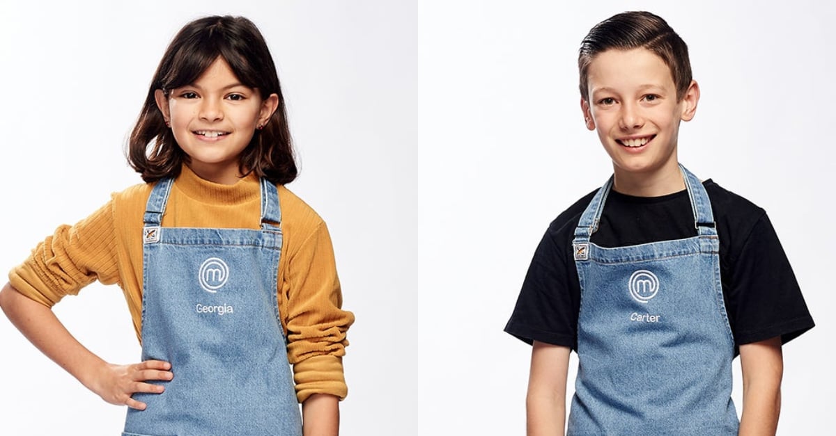 Georgia And Carter Win Immunity On Junior Masterchef Popsugar Celebrity Australia