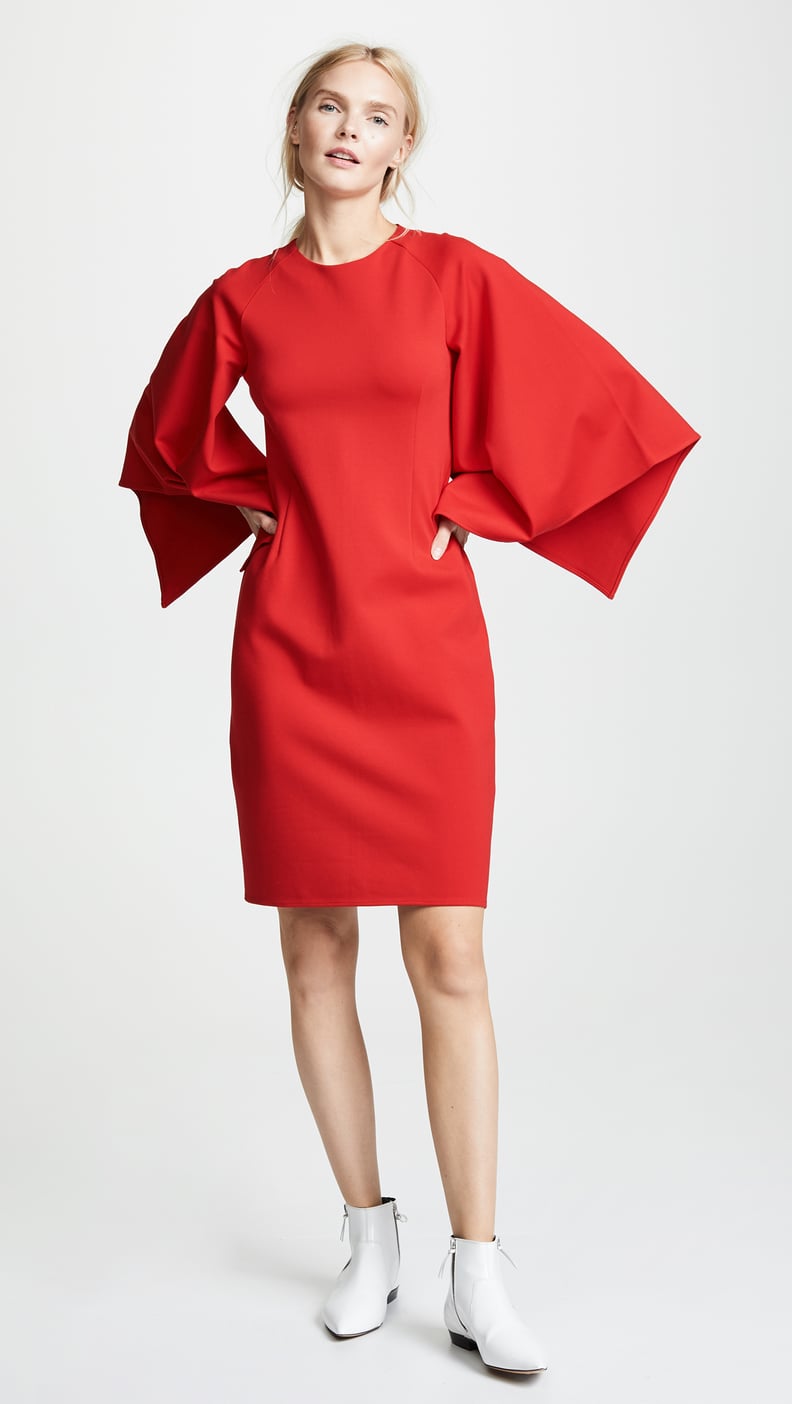Amal Clooney Red Dress September 2018 | POPSUGAR Fashion