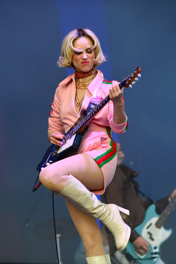 St. Vincent Wearing Gucci at Glastonbury