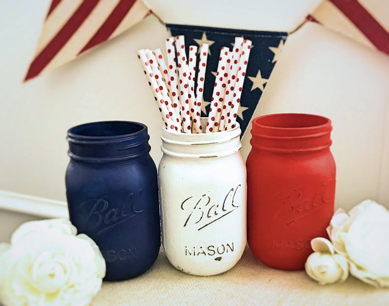 4th of July Mason Jars