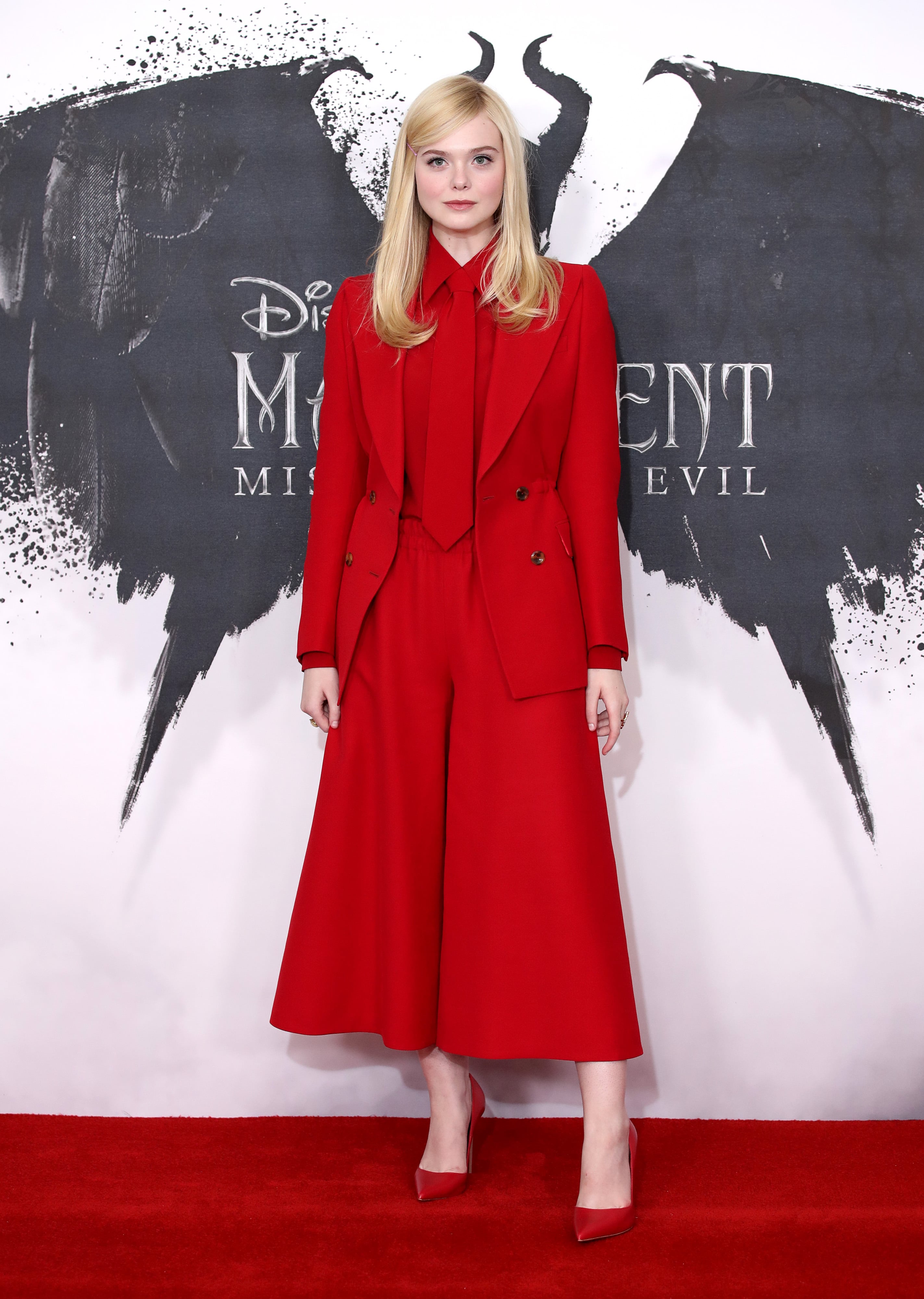 elle fanning red dress Everyone in Fashion Has Their Eye on Elle Fanning