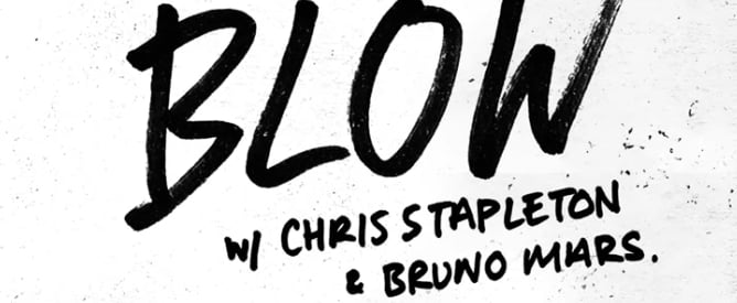 艾德·希兰，布鲁诺·马尔斯和克里斯·斯台普顿的《BLOW》