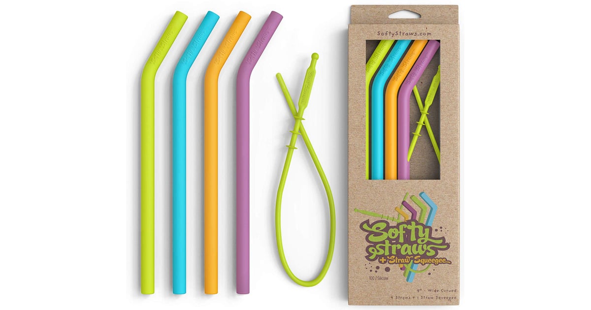Softy Straws Silicone Straws Reusable Straws POPSUGAR Smart Living