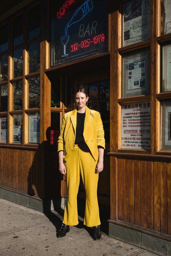 This Flattering Velvet Pantsuit Is Perfect For the Holidays