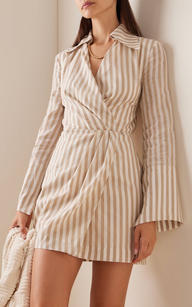 Best Wrap Dresses: Nanushka Esma Mini Wrap Dress