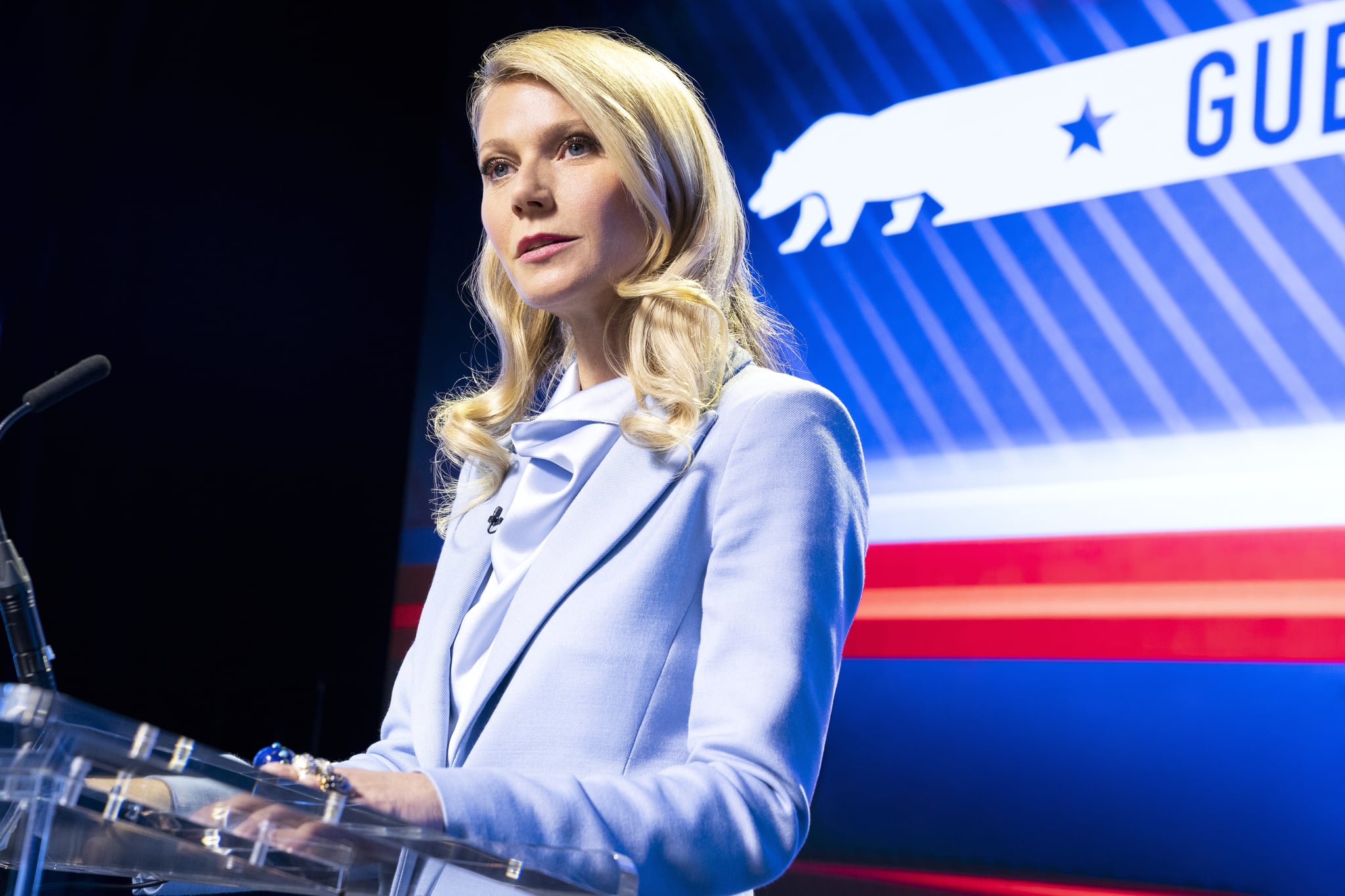 THE POLITICIAN GWYNETH PALTROW as GEORGINA HOBART in episode 201 of THE POLITICIAN Cr. NICOLE RIVELLI/NETFLIX  2020