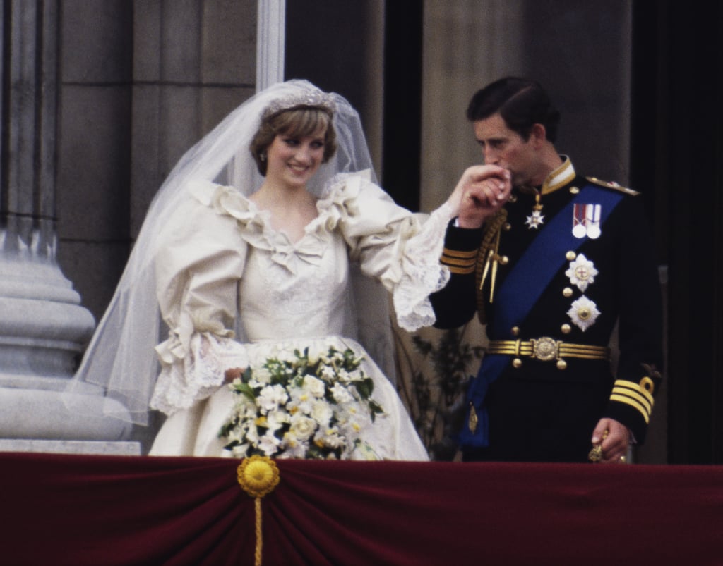 Princess Diana and Prince Charles First Royal Wedding Kiss