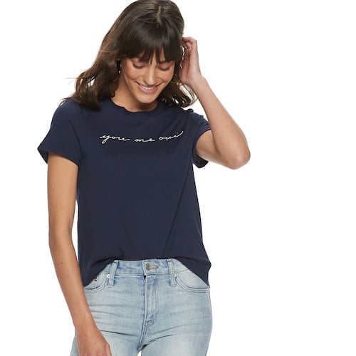 POPSUGAR Slouchy Graphic Tee