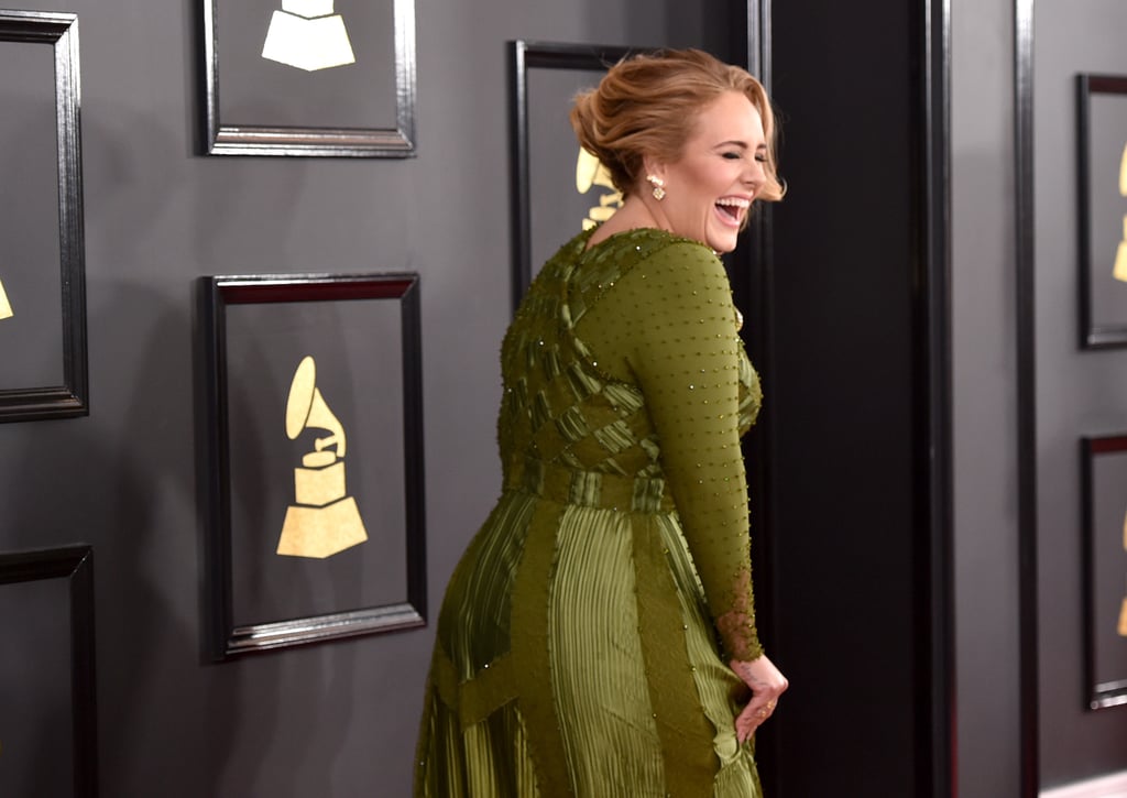 Adele at the 2017 Grammys