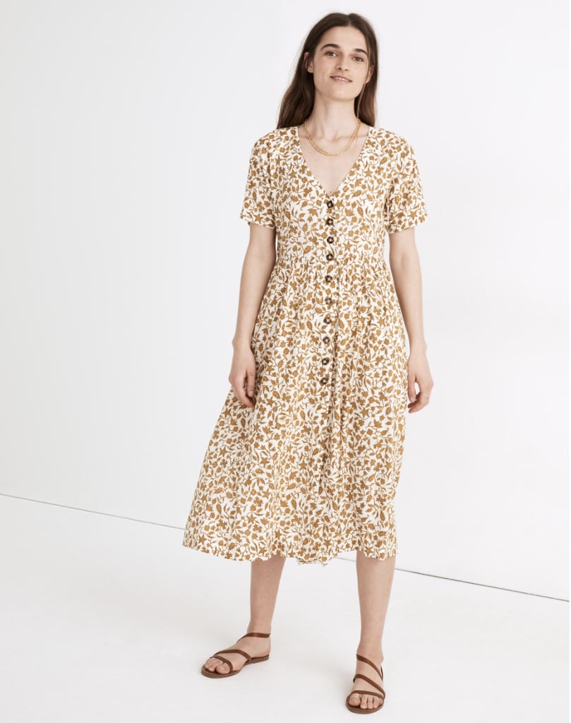 Your Next Picnic Look: Madewell Button-Front Midi Dress