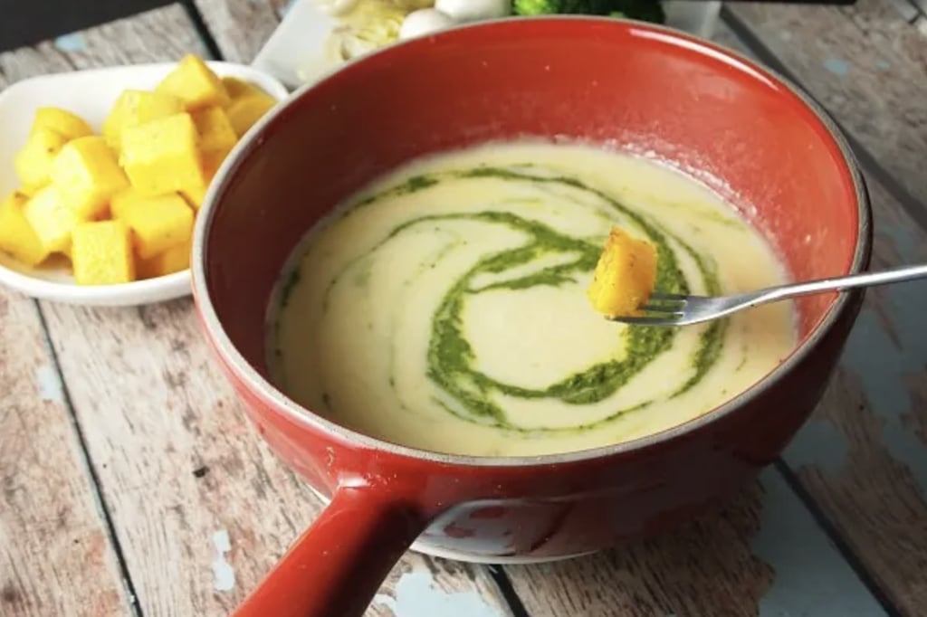 Pesto Fondue