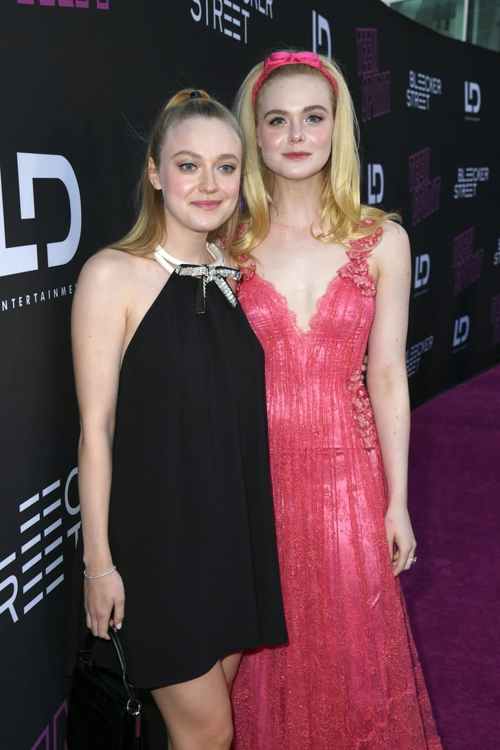 Dakota and Elle Fanning at Teen Spirit Premiere April 2019 | POPSUGAR