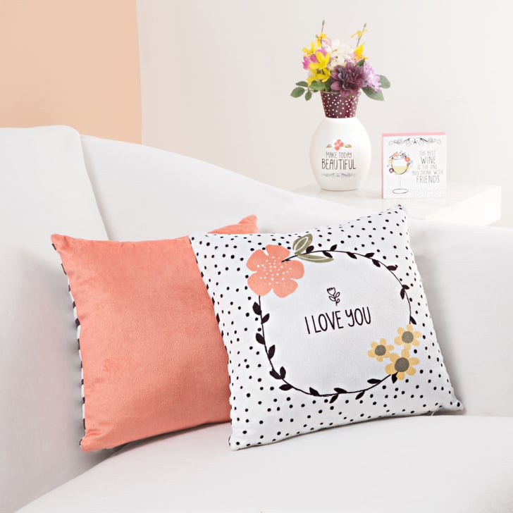 Floral Love Pillow Pier 1 Valentine's Day Decor POPSUGAR UK