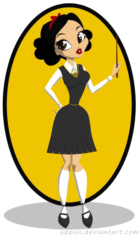Snow White as Hufflepuff