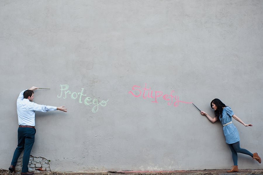 Harry Potter Engagement Shoot