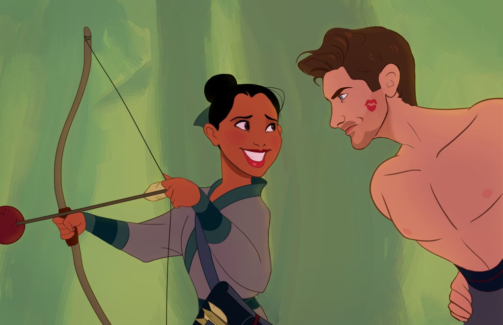 Mulan Guy Turns Girlfriend Into Disney Art Popsugar Love And Sex Photo 3