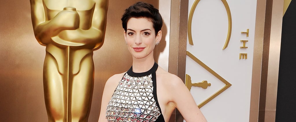 Anne Hathaway at the Oscars 2014