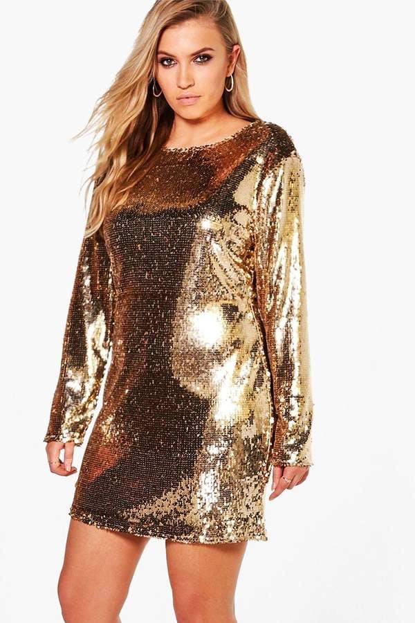 boohoo Kady All Over Sequin Bodycon Dress