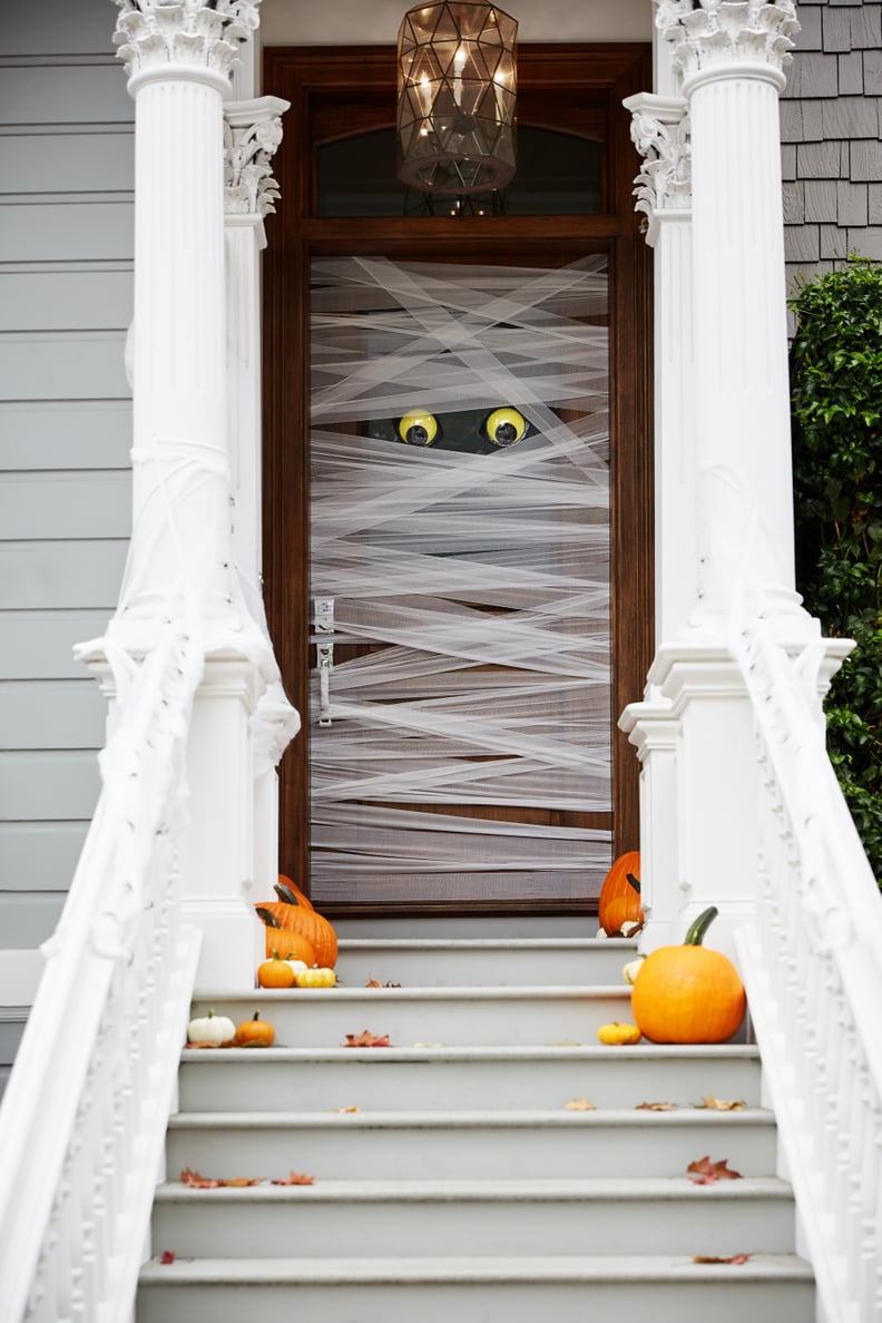 Houses are decked out with fun and spooky decor.