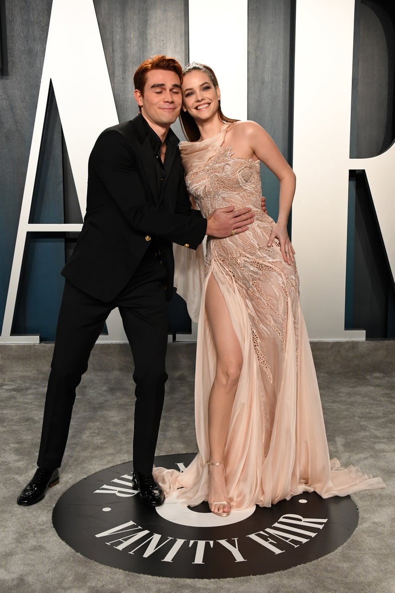 KJ Apa and Barbara Palvin at the Vanity Fair Oscars Party 2020