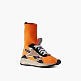 Reebok Victoria Beckham Bolton Sock in Solar Orange / Sahara / Soft Camel ($300)