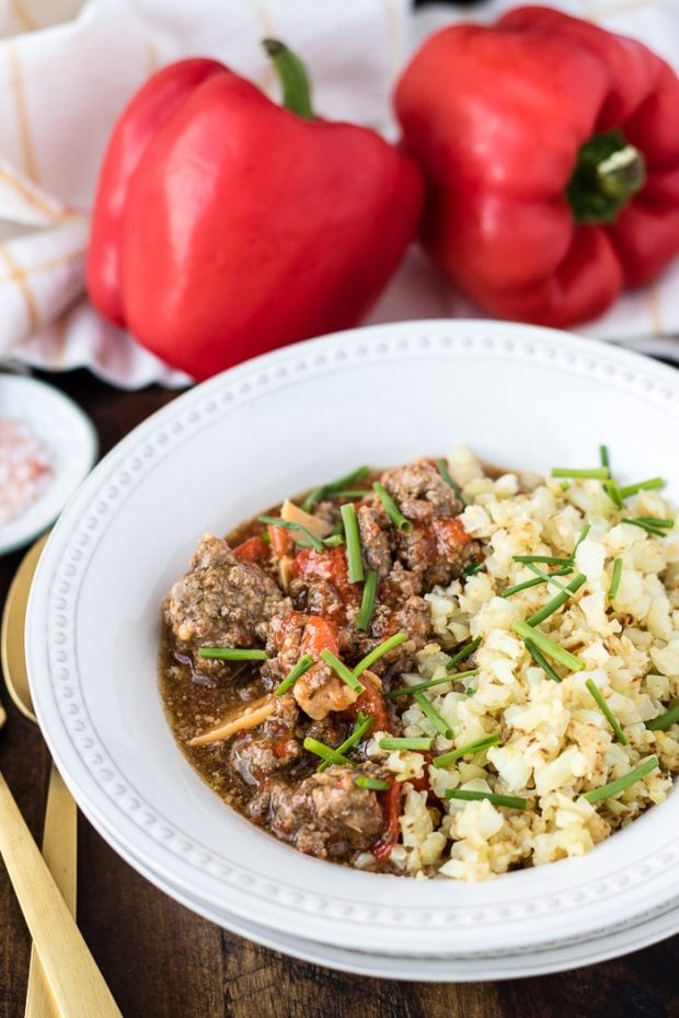 Instant Pot Beef With Peppers
