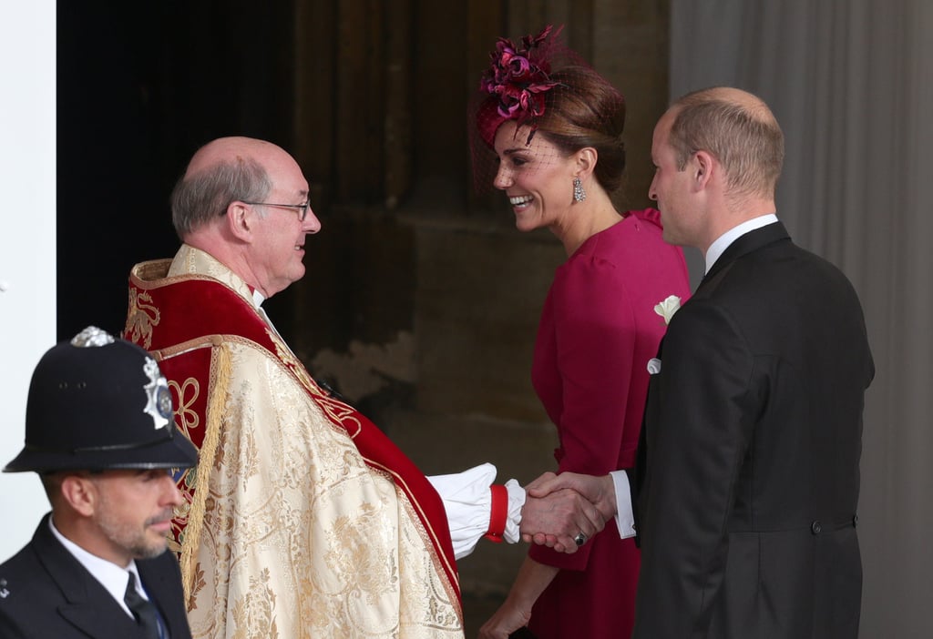 Prince William and Kate Middleton PDA at Eugenie's Wedding