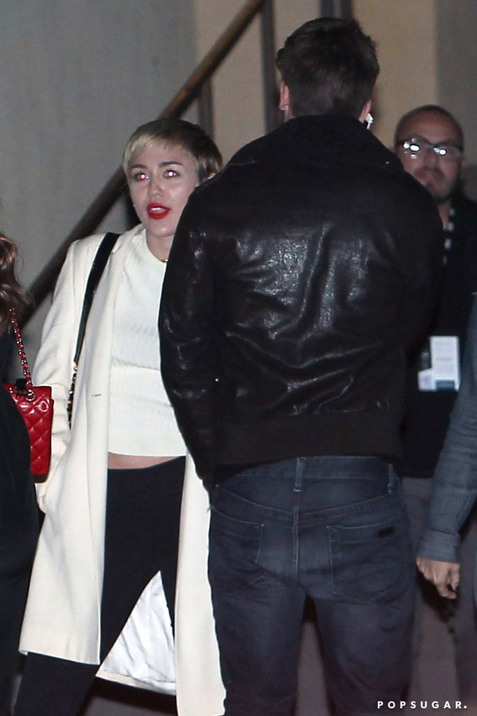 Miley Cyrus and Patrick Schwarzenegger at Still Alice Q&A