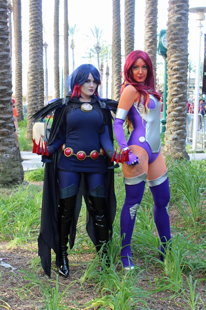 Raven And Starfire — Teen Titans Best Wondercon Cosplay 2017 Popsugar Tech Photo 52