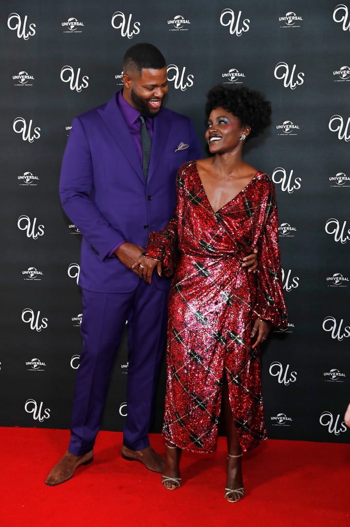 Lupita Nyong'o, Winston Duke at Us Screening in London 2019