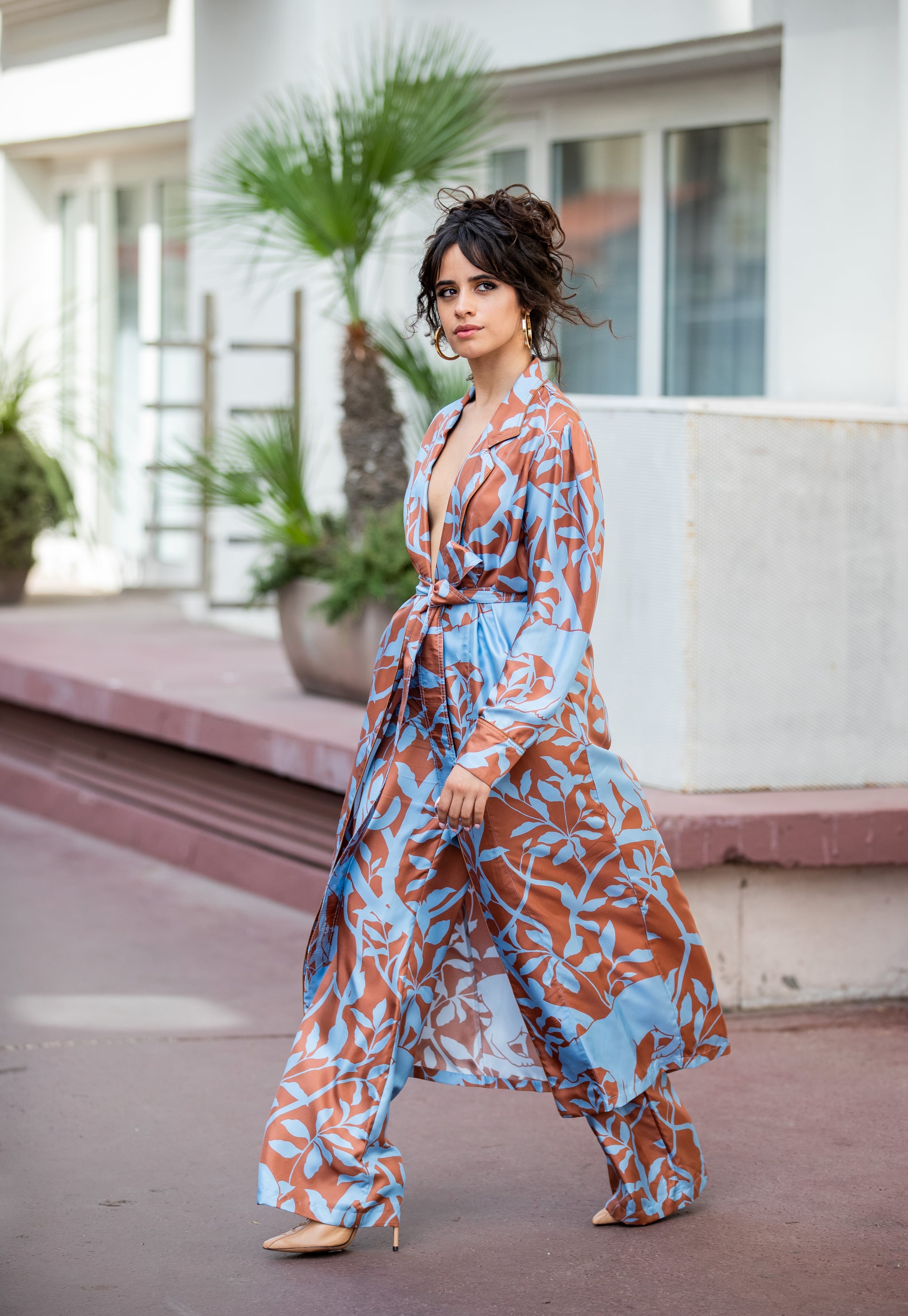 Camila Cabello Blue and Brown Outfit at Cannes Lions 2019 | POPSUGAR  Fashion UK