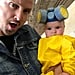 Aaron Paul's Daughter Wears Hazmat Suit at Comic-Con