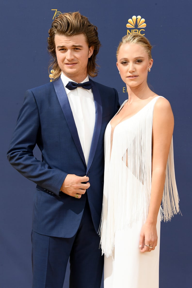 Joe Keery and Maika Monroe