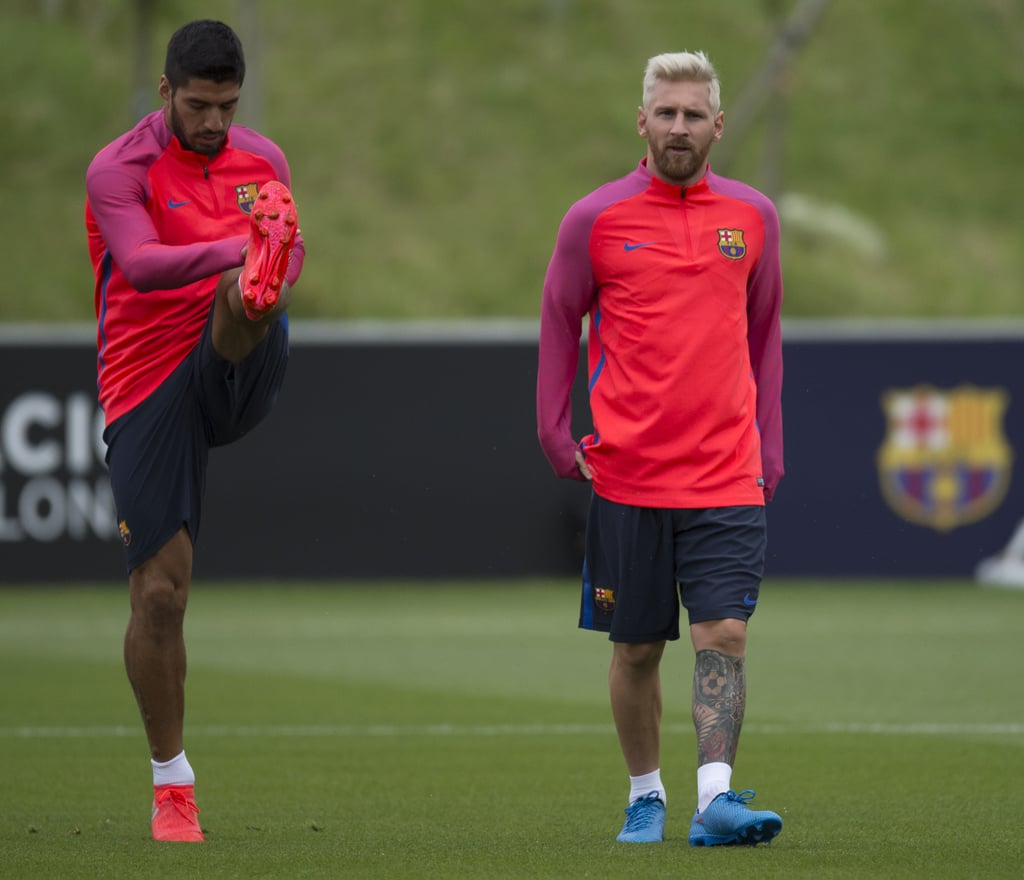 Lionel Messi's Blond Hair July 2016