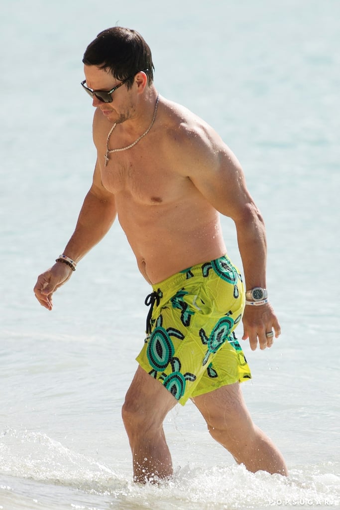 Mark Wahlberg Shirtless in Barbados Pictures December 2018