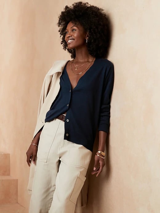 Banana Republic Factory Store Forever Cardigan Sweater