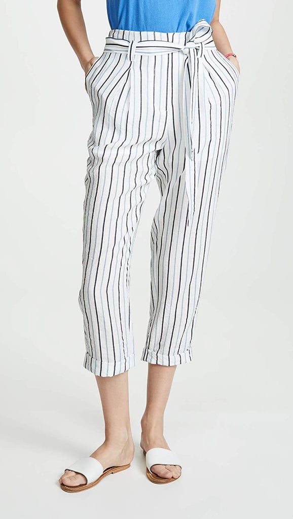 MOON RIVER Striped Trousers