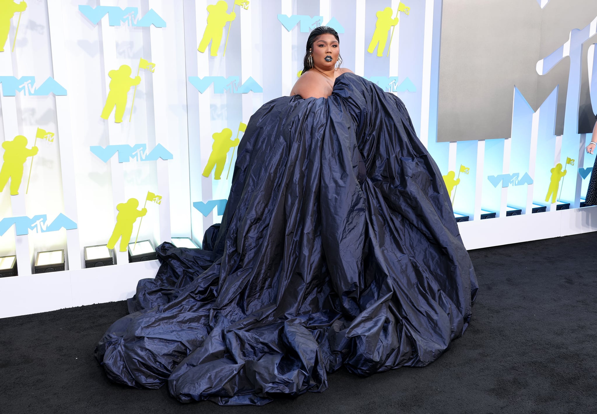 NEWARK, NEW JERSEY - AUGUST 28: Lizzo attends the 2022 MTV VMAs at Prudential Centre on August 28, 2022 in Newark, New Jersey. (Photo by Cindy Ord/WireImage)