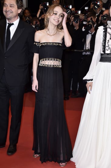 Lily-Rose Depp's Black Chanel Dress at Cannes 2016