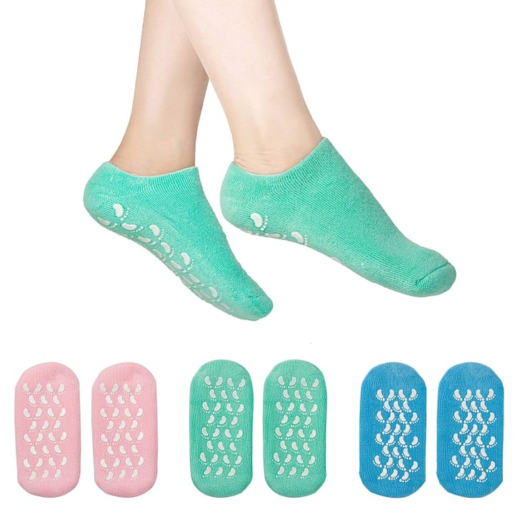 Madholly 3 Pairs Moisturizing Gel Socks Cute Moisturizing Socks POPSUGAR Beauty Photo 8