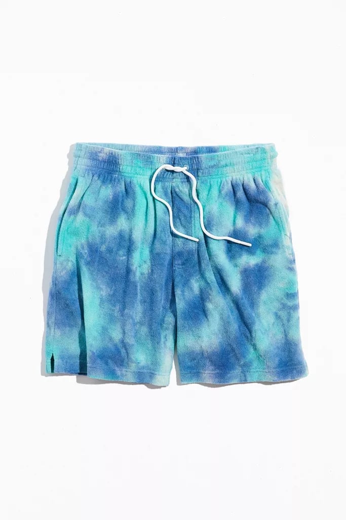 Urban Outfitters Lucien Tie-Dye Terry Cloth Short